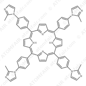 5,10,15,20-tetra [4 - (2-methyl-1h-imidazolyl) phenyl] - 21h, 23h porphyrin (CAS: N/A)