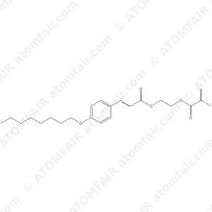 2-[[3-[4-(Octyloxy)phenyl]-1-oxo-2-propen-1-yl]oxy]ethyl 2-methyl-2-propenoate (CAS: 71931-50-5)