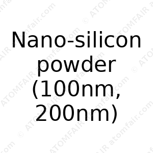 Nano-silicon powder (100nm, 200nm) (CAS: N/A)