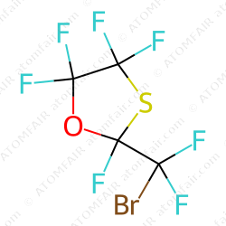 2-(Bromodifluoromethyl)-2,4,4,5,5-pentafluoro-1,3-oxathiolane (CAS: 2244085-08-1)