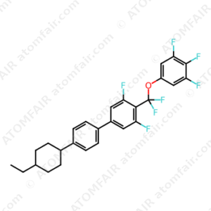 1,1'-Biphenyl, 4-[difluoro(3,4,5-trifluorophenoxy)methyl]-4'-(trans-4-ethylcyclohexyl)-3,5-difluoro (CAS: 303186-21-2)