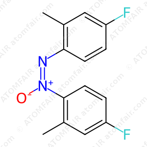 Diazene, bis(4-fluoro-2-methylphenyl)-, 1-oxide (CAS: 69745-30-8)