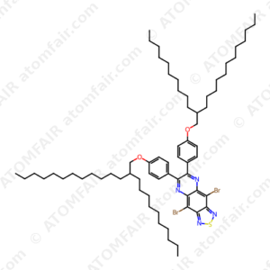4,9-Dibromo-6,7-bis(4-((2-decyltetradecyl)oxy)phenyl)-[1,2,5]thiadiazolo[3,4-g]quinoxaline (CAS: 2922090-57-9)