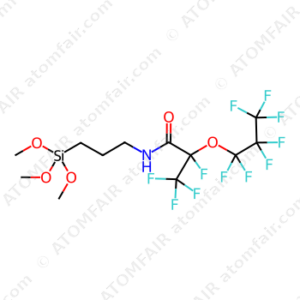 Propanamide, 2,3,3,3-tetrafluoro-2-(1,1,2,2,3,3,3-heptafluoropropoxy)-N-[3-(trimethoxysilyl)propyl] (CAS: 1184727-90-9)