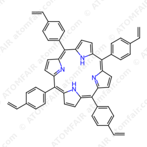 5,10,15,20-tetrakis(4-ethenylphenyl)-21H,23H-Porphine (CAS: 113477-21-7)