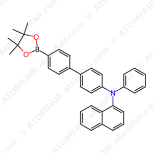N-Phenyl-N-(4'-(4,4,5,5-tetramethyl-1,3,2-dioxaborolan-2-yl)biphenyl-4-yl)naphthalen-1-amine (CAS: 792909-35-4)