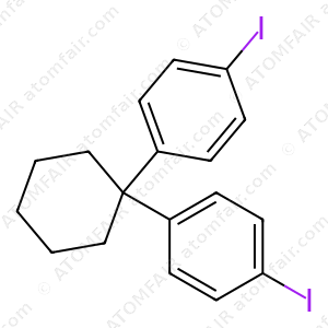 4,4'-(cyclohexane-1,1-diyl)bis(iodobenzene) (CAS: 146823-30-5)