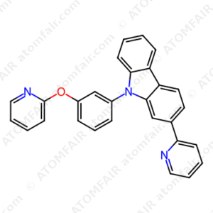 2-(pyridin-2-yl)-9-(3-(pyridin-2-yloxy)phenyl)-9H-carbazole (CAS: 1685275-19-7)