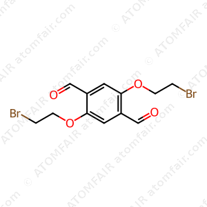 1,4-Benzenedicarboxaldehyde, 2,5-bis(2-bromoethoxy) (CAS: 2640207-09-4)