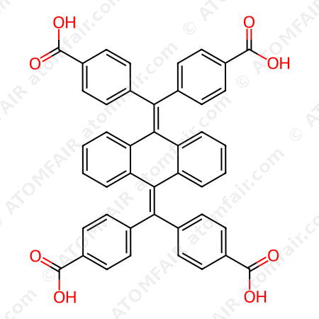 4,4',4'',4'''-(Anthracene-9,10-diylidenebis(methanediylylidene))tetrabenzoic acid (CAS: 2323115-88-2)