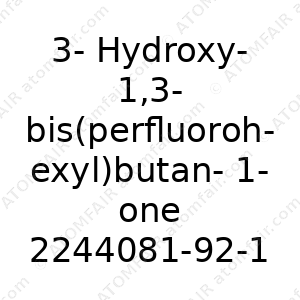 3-Hydroxy-1,3-bis(perfluorohexyl)butan-1-one (CAS: 2244081-92-1)