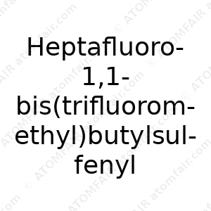 Heptafluoro-1,1-bis(trifluoromethyl)butylsulfenyl chloride (CAS: N/A)