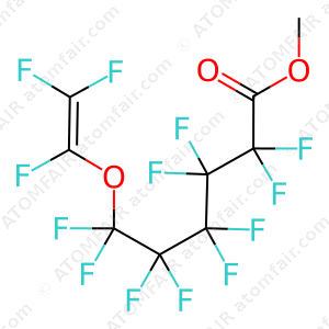 Hexanoic acid, 2,2,3,3,4,4,5,5,6,6-decafluoro-6-[(1,2,2-trifluoroethenyl)oxy]-, methyl ester (CAS: 69174-22-7)