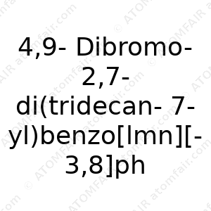 4,9-Dibromo-2,7-di(tridecan-7-yl)benzo[lmn][3,8]phenanthroline-1,3,6,8(2H,7H)-tetraone (CAS: N/A)