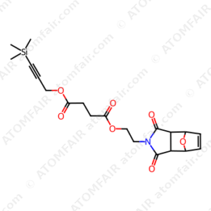 Butanedioic acid, 1-[2-(1,3,3a,4,7,7a-hexahydro-1,3-dioxo-4,7-epoxy-2H-isoindol-2-yl)ethyl] 4-[3-(trimethylsilyl)-2-propyn-1-yl] ester (CAS: 2068777-61-5)