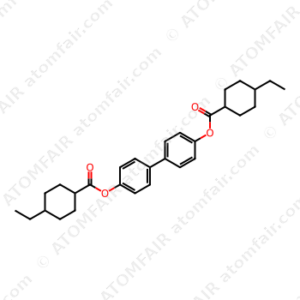 (trans,trans)-4-Ethylcyclohexanecarboxylic acid [1,1'-biphenyl]-4,4'-diyl ester (CAS: 190731-46-5)