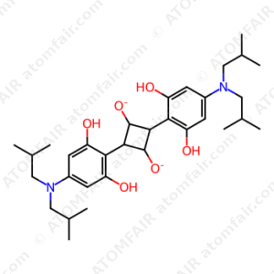 2,4-Bis(4-(diisobutylamino)-2,6-dihydroxyphenyl)cyclobutane- 1,3-bis(olate) (CAS: 432493-75-9)