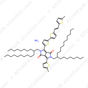Poly{3,6-dithiophen-2-yl-2,5-di(2-octyldodecyl)pyrrolo[3,4-c] pyrrole-1,4-dione-alt-thienylenevinylene-2,5-yl} (CAS: 1403959-01-2)