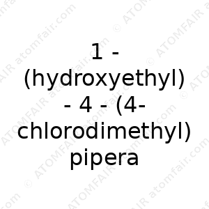 1 - (hydroxyethyl) - 4 - (4-chlorodimethyl) piperazine hydrochloride (CAS: N/A)