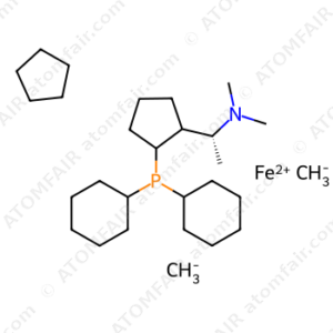 (S)-1-(Dicyclohexylphosphino)-2-[(R)-1-(dimethylamino)ethyl]ferrocene (CAS: 171817-39-3)