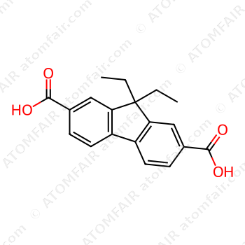 9,9-diethyl-9H-fluorene-2,7-dicarboxylic acid (CAS: 249296-22-8)