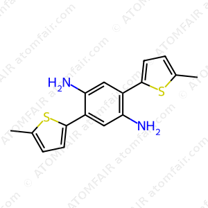 2,5-Bis(5-methylthiophen-2-yl)benzene-1,4-diamine (CAS: 2422197-69-9)