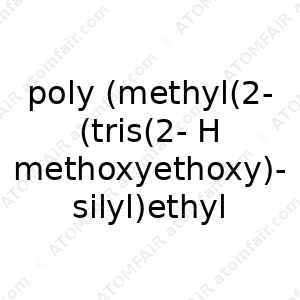 poly (methyl(2-(tris(2-H methoxyethoxy)silyl)ethyl)siloxane)) (CAS: N/A)
