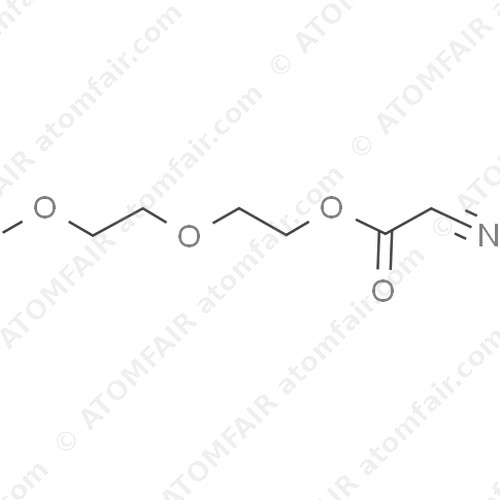 Acetic acid, 2-cyano-, 2-(2-methoxyethoxy)ethyl ester (CAS: 32815-80-8)