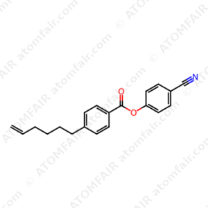 Benzoic acid, 4-(5-hexenyl)-, 4-cyanophenyl ester (CAS: 189027-29-0)