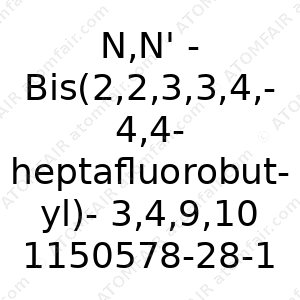 N,N' -Bis(2,2,3,3,4,4,4-heptafluorobutyl)-3,4,9,10-perylene dicarboximide (CAS: 1150578-28-1)