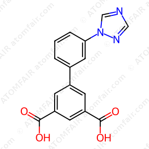 3'-(1H-1,2,4-triazol-1-yl)-[1,1'-biphenyl]-3,5-dicarboxylic acid (CAS: N/A)