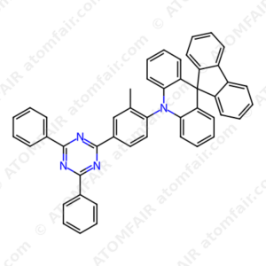 10-[4-(4,6-Diphenyl-1,3,5-triazin-2-yl)-2-methylphenyl]- spiro[acridine-9(10H),9'-[9H]fluorene] (CAS: 2266577-89-1)