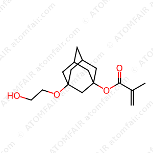 2-Propenoic acid, 2-methyl-,3(2-hydroxyethoxy)tricyclo[3 .3.1.137ldec-1-y ester (CAS: 862286-54-2)