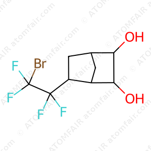5-(2-Bromo-1,1,2,2-tetrafluoroethyl)bicyclo[2.2.1]heptane-2,3-diol (CAS: 1453376-42-5)