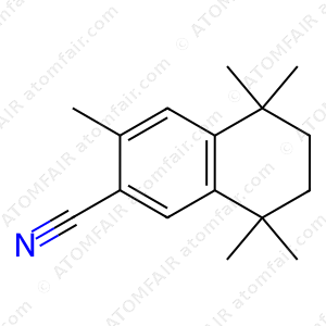 3,5,5,8,8-pentamethyl-5,6,7,8-tetrahydronaphthalene-2-carbonitrile (CAS: 58243-83-7)