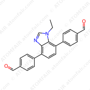 4,4'-(1-Ethyl-1H-benzo[d]imidazole-4,7-diyl)dibenzaldehyde (CAS: 2750707-50-5)