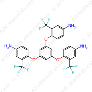 1,3,5-Tris(2-trifluoromethyl-4-aminophenoxy)benzene (CAS: 934708-86-8)