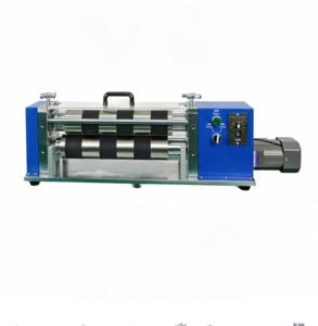 Atomfair Lithium Ion Battery Electrode Rolling Slitting Machine - 20±300mm Width 80-300μm Thickness ≤25μm Burr High Precision Synchronous Cutting with Acrylic Protection