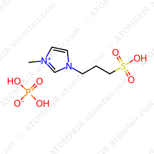 1-propylsulfonic-3-methylimidazolium dihydrogen phosphate ionic liquid CAS 953059-43-3 by Atomfair for proton-conducting electrolyte research.