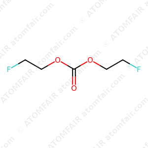 ATOMFAIR® Bis(2-fluoroethyl) Carbonate CAS 406-15-5 BFEC 98% Battery Grade Moisture 1 98% purity battery grade Bis(2-fluoroethyl) Carbonate BFEC CAS 406-15-5 low moisture electrolyte additive by Atomfair for lithium battery research.