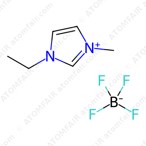 1-Ethyl-3-methylimidazolium tetrafluoroborate EMIM BF4 ionic liquid CAS 143314-16-3 by Atomfair for electrolyte research.