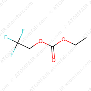 ATOMFAIR® Ethyl 2,2,2-Trifluoroethyl Carbonate CAS 156783-96-9 ETFEC 98% Battery Grade Moisture 1 Atomfair 98% purity battery grade Ethyl 2,2,2-Trifluoroethyl Carbonate ETFEC CAS 156783-96-9 low moisture electrolyte solvent for low temperature lithium battery performance.