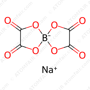 Atomfair high-purity Sodium bis(oxalato)borate NaBOB CAS 83145-77-1 for sodium-ion battery electrolyte research.