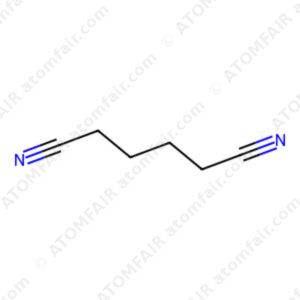diagram showing the 2D chemical structure of ATOMFAIR® Adiponitrile ADN molecule.