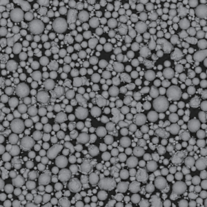 Atomfair® AlRe spherical aluminum rare-earth alloy powder showing a gray metallic fine substance within a clear hexagonal glass bottle.