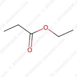 diagram showing the 2D chemical structure of ATOMFAIR® Ethyl Propionate EP molecule.