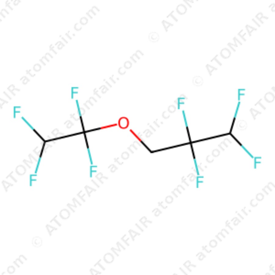 TTE CAS 16627-68-2 99.95% Battery Grade Moisture ATOMFAIR® 1 Chemical structure of ATOMFAIR® TTE battery grade electrolyte additive.
