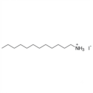 n-Dodecylammonium Iodide C₁₂H₂₈IN 99% Purity White Powder Ultra-Long-Chain 2D Perovskite Hydrophobic Barrier Precursor CAS 34099-97-3 Light-Sensitive Hygroscopic Glovebox Storage