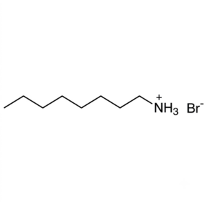 n-Octylammonium Bromide C₈H₂₀BrN 99% Purity OABr White Powder 2D Layered Perovskite Spacer Precursor CAS 14846-47-0 Light-Sensitive Hygroscopic Storage
