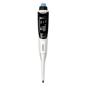 ATOMFAIR® 5-50 uL electronic pipette optimized in a digital testing setup for analytical workflow sampling.